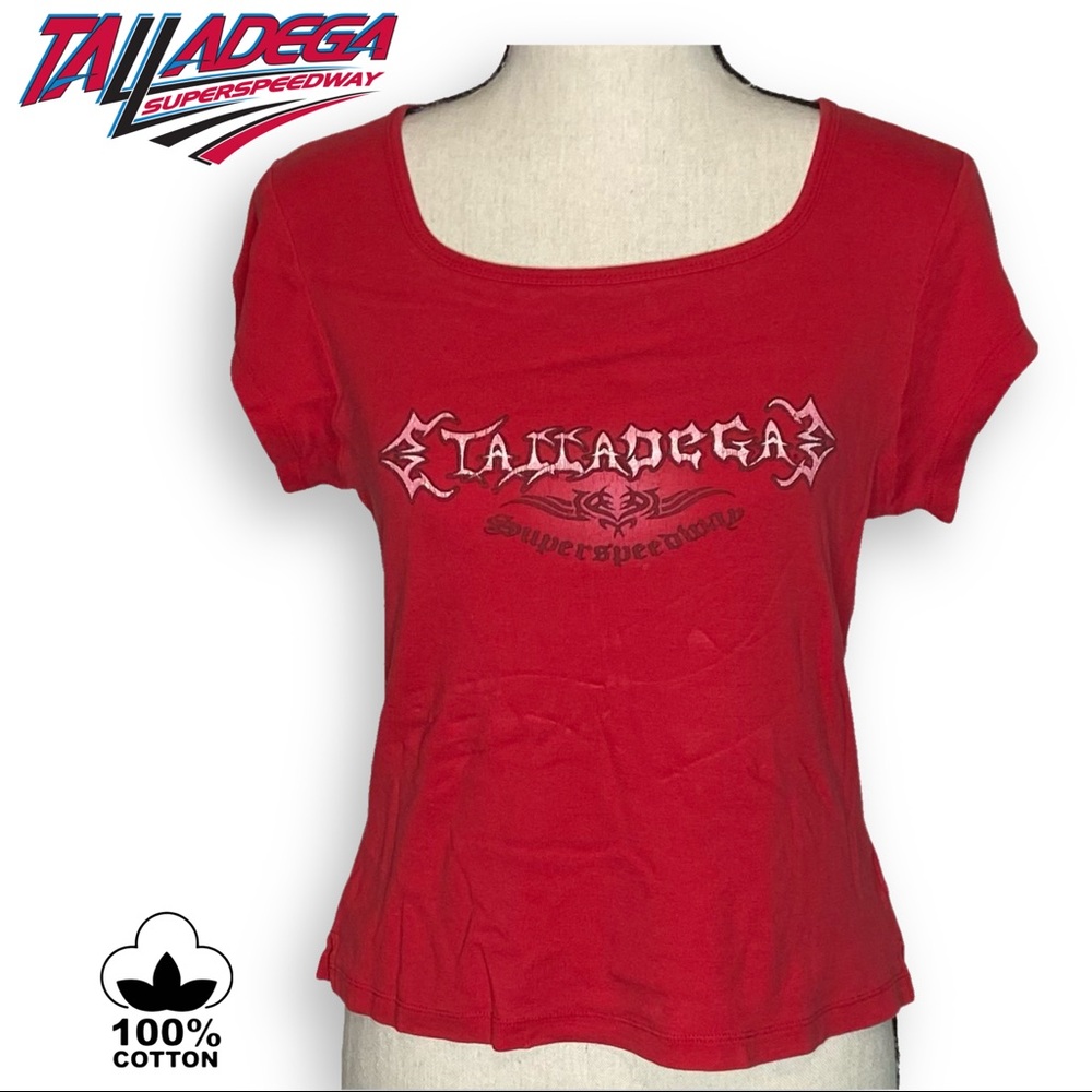 Talladega Superspeedway Tee Red Size Large